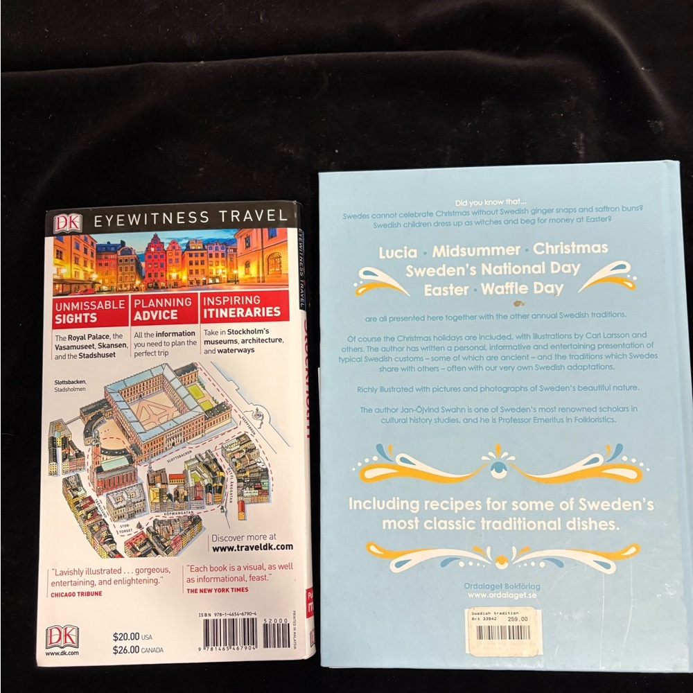 2 Pristine Books On Sweden “Stockholm PB & HB “Swedish Traditions” - Picture 12 of 13